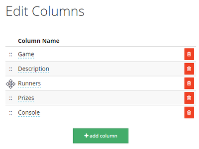 Screenshot showing the JSON export of a schedule